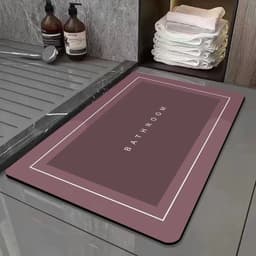 image-Shenghui Diatom Mud Bath Mat - Army-Black, Quick Dry, Easy Care
