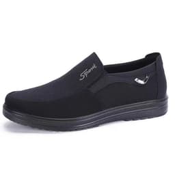 image-Men's Casual Shoes - Brown Flat Heel Size 50