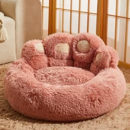 image-Nine Pets Dog Bed 3XL 110cm Pink Plush