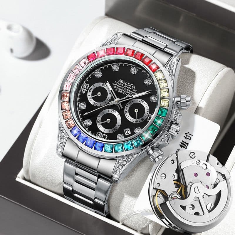 image-Daytona Jindi Shawn Yue Hollow Mechanical Watch