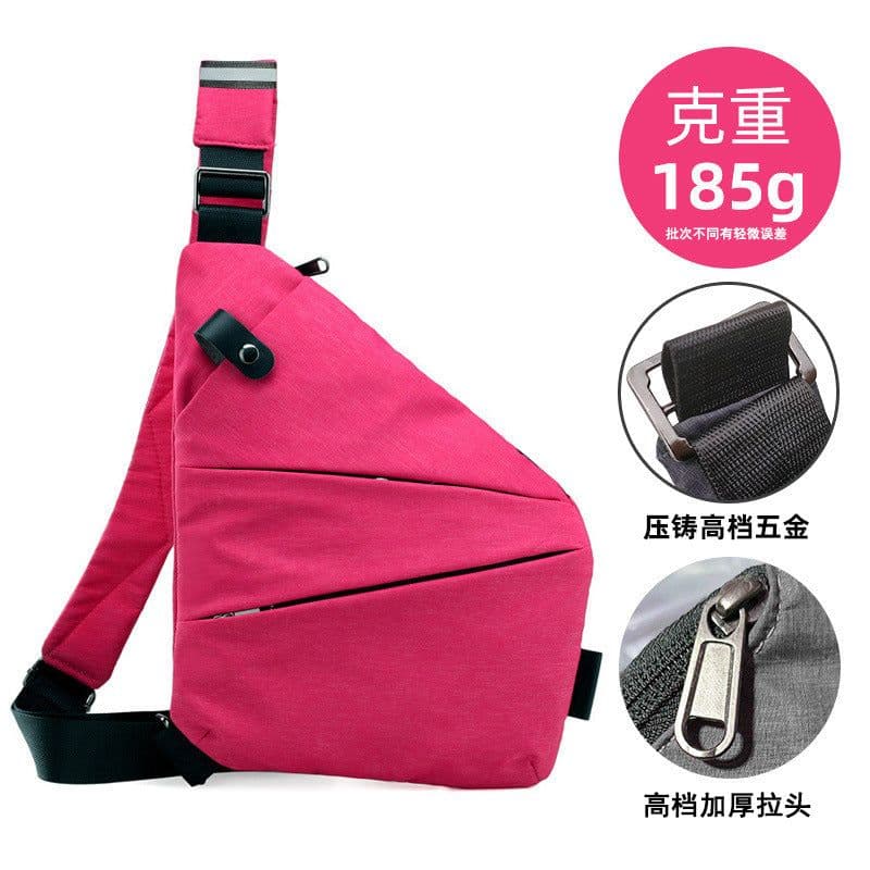 image-Tactical Chest Bag - Oxford Cloth Crossbody Shoulder Bag