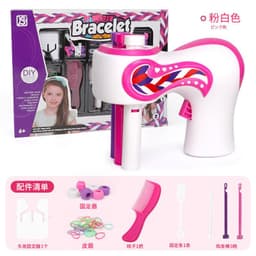 image-Cross-border hot-selling braid electric three strands tied hair hair braider lazy children's hair tie play house toy