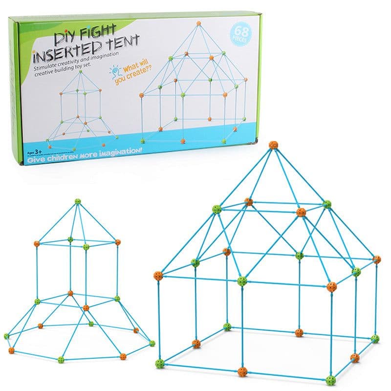 image-Cheng Ke Children's Construction Castle 68PC - DIY