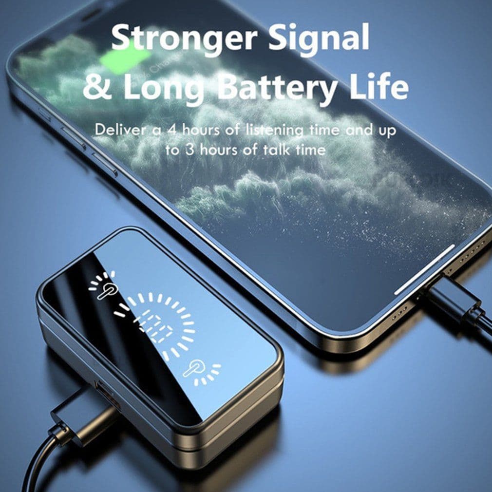 image-Yinghongda S20 Wireless Bluetooth Headset - IP7, 4-8hr Battery, 2023