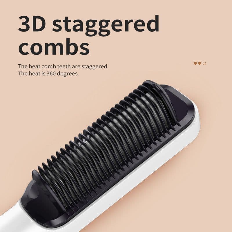image-Hot Selling LCD Hair Straightener Comb - Ionic
