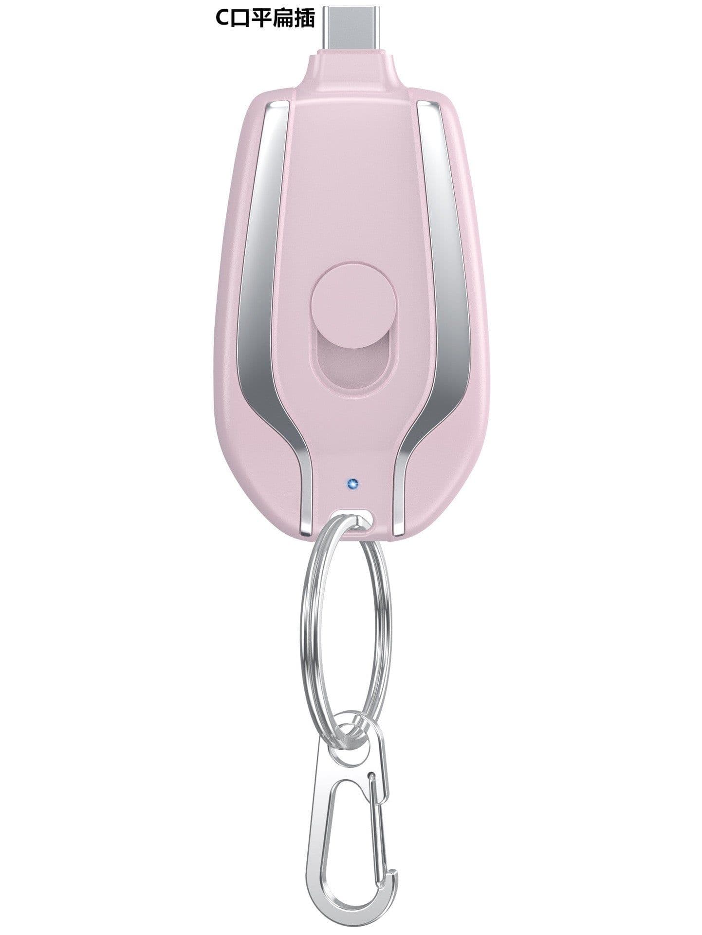 image-Mini Power Bank 1500mAh - Pink USB-C