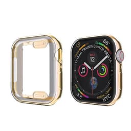 image-Suitable for Apple TPU electroplating case protective case apple iwatch6 5 all-inclusive protective cover Apple watch case