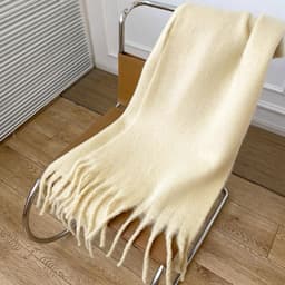 image-GINES LILY 28-Color Cashmere Scarf - Army Green, 43x225cm Warm