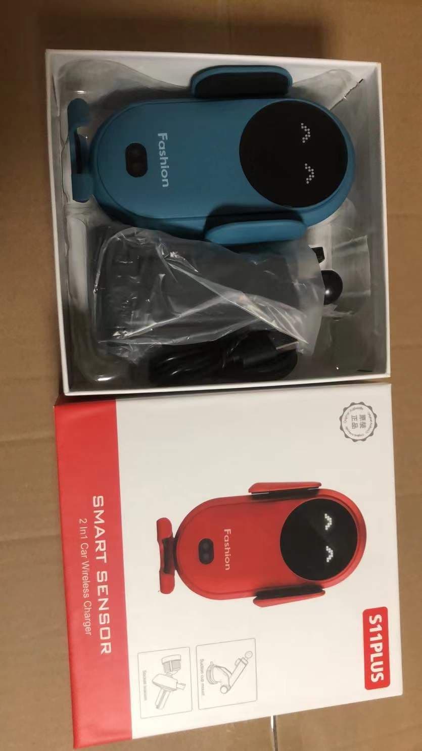 image-S11 Wireless Car Phone Charger Holder