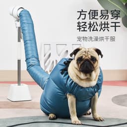 image-Pet Drying Bag - XXL Blue Dog Cat Bath Hair Dryer