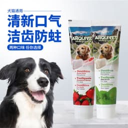 image-ARQUIVET Pet Toothpaste & Toothbrush Set Strawberry