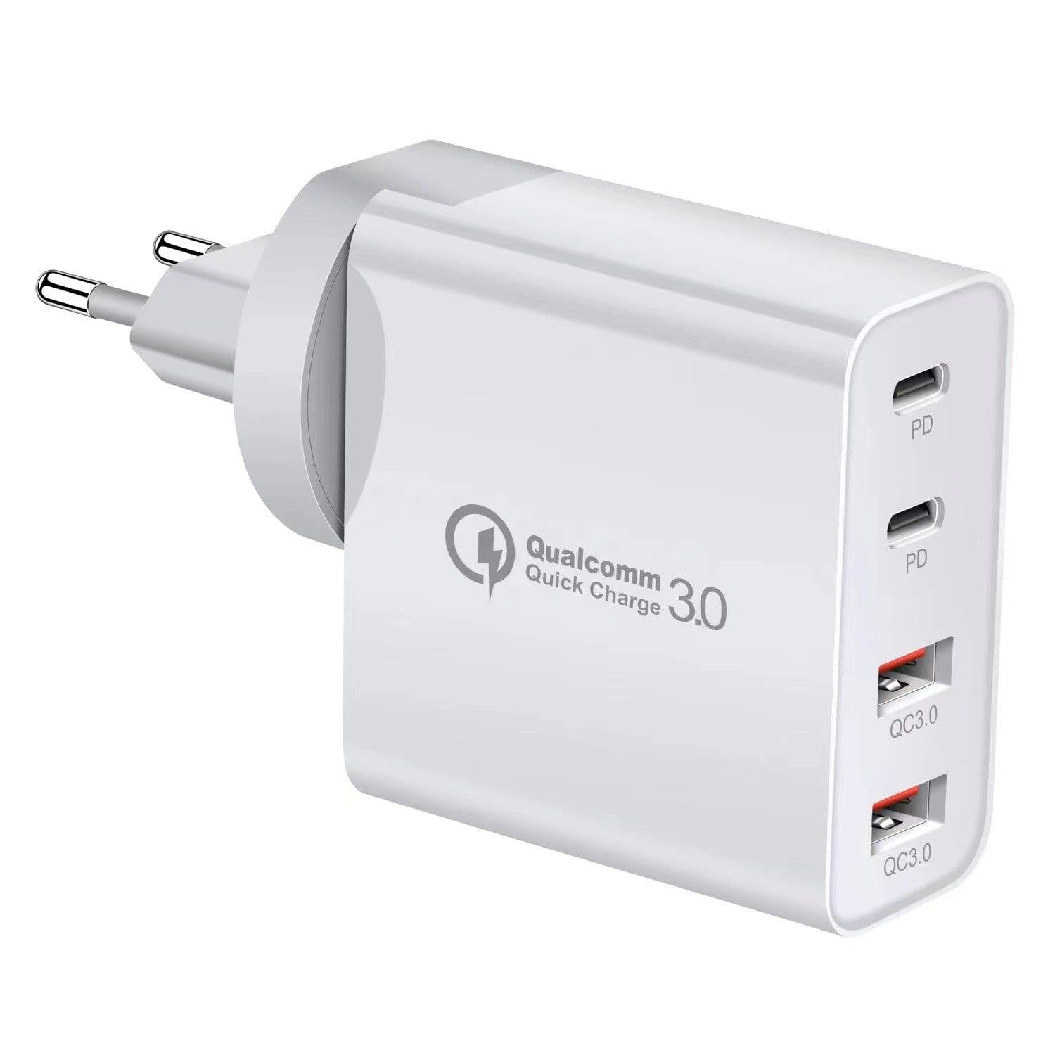 image-GaN 130W Multi-Port USB-C Charger - White