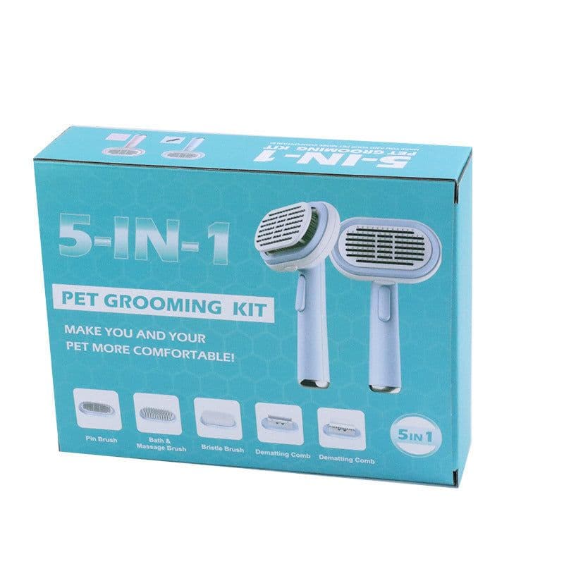 image-Carnivore Pet Comb - Dog Grooming Brush Pink