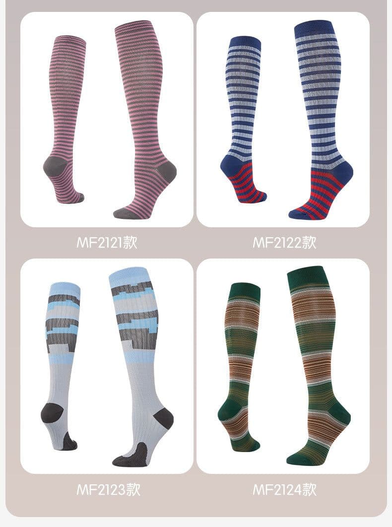 image-Max sports calf socks women's running and skipping high tube muscle energy compression socks summer long tube pressure socks wholesale