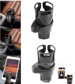 image-All Purpose Car Cup Holder and Organizer ashtray car beverage cup holder