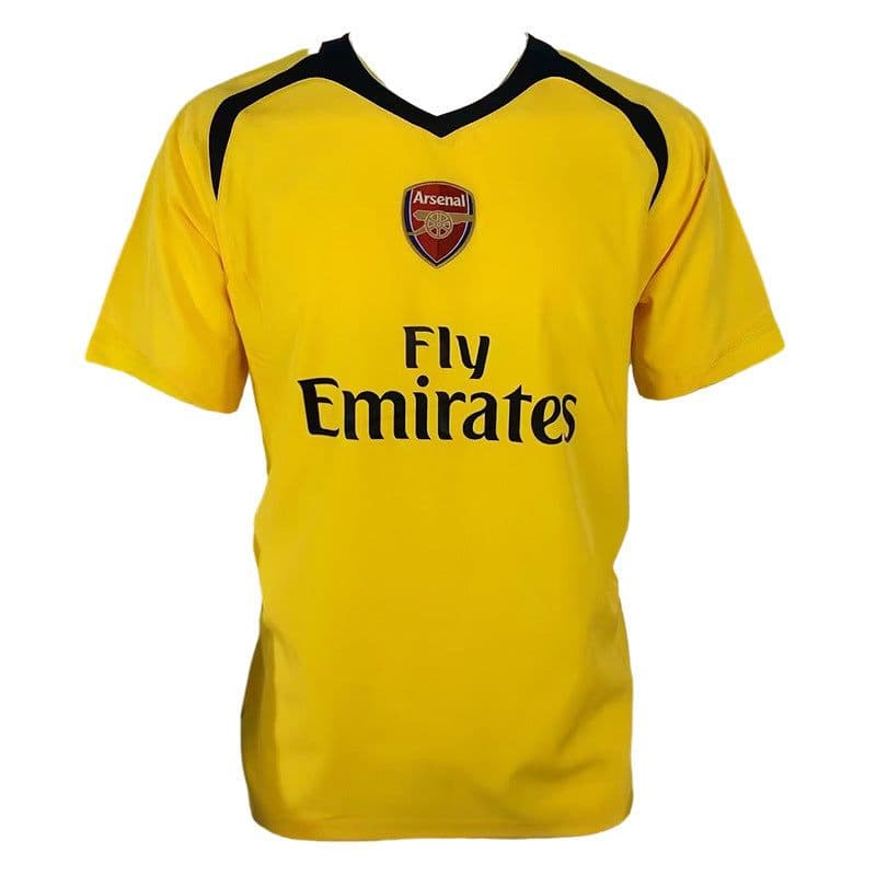 image-Arsenal Retro Football Jersey - Henry 14 Bergkamp 10