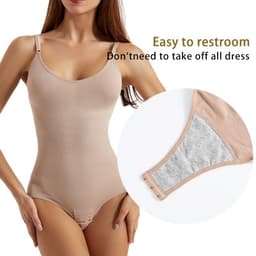 image-Tummy Control Corset Pants - Nylon Butt Lifter, Elastic Body Shaper, All Seasons