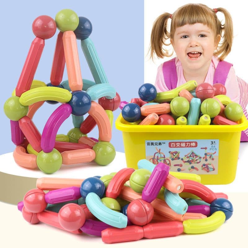 image-Yunying Brothers Magnetic Building Blocks - 100pcs