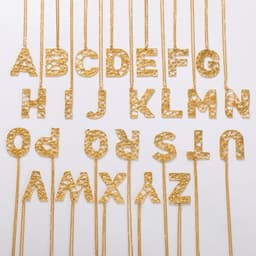 image-European and American new 26 English letter necklace hollow exaggerated large letter necklace men and women same style letter pendant necklace