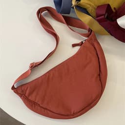 image-Nylon Crossbody Bag Dumpling - Lemon Yellow
