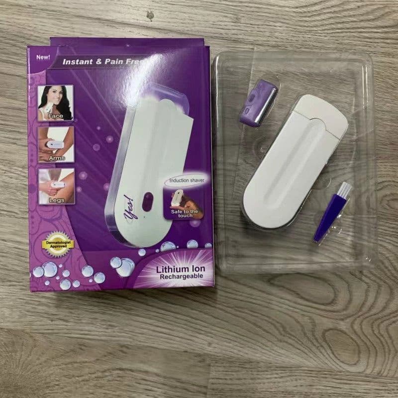 image-Portable Mini Laser Hair Removal Device - Electric Shaver Blue
