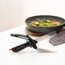 image-Vegetable Scissors Kitchen Tool 2-in-1