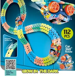 image-Kids Electric Track Car Set - DIY Climbing Coaster
