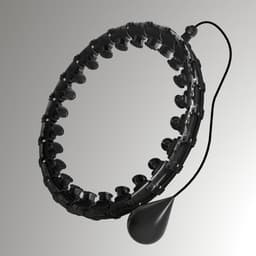 image-Adjustable Hula Hoop Iron Sand - Purple
