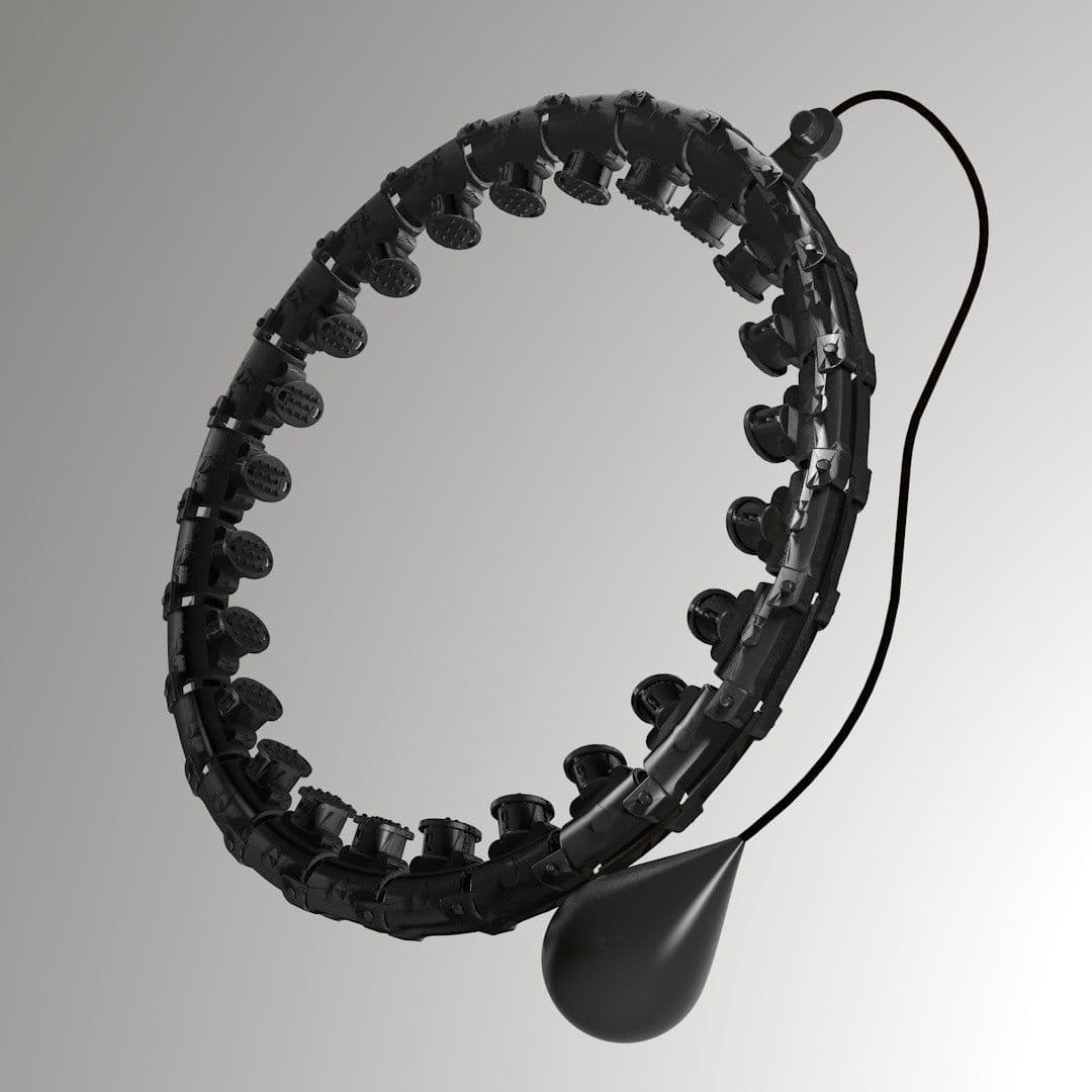 image-Adjustable Hula Hoop Iron Sand - Purple