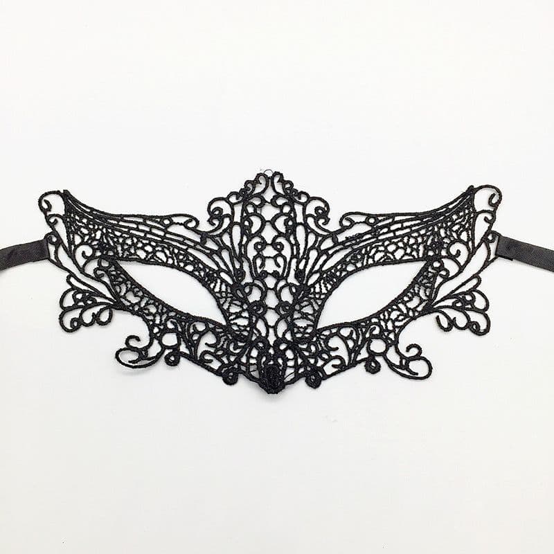 image-Mysterious Angel Lace Eye Mask Masquerade E046 Spider Style