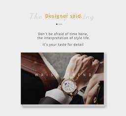 image-Lige Quartz Chronograph Watch - Business Style