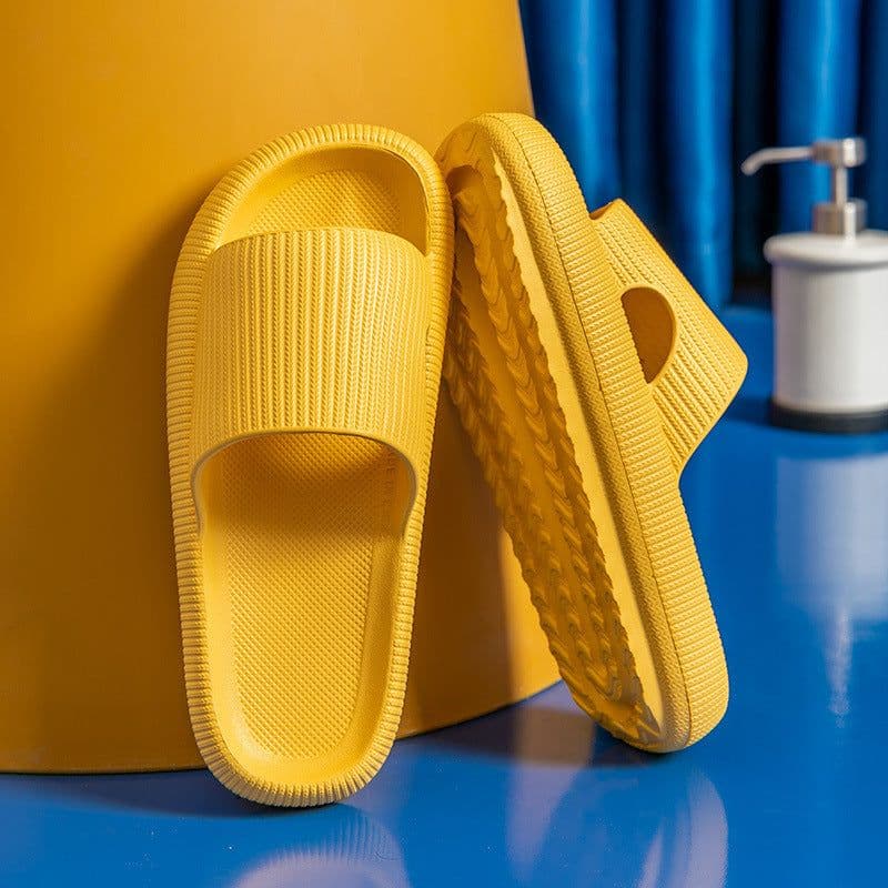 image-Women's Slippers - Orange 44-45 EVA Thick-Soled Flip Flops