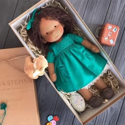 image-Waldorf Doll Vinyl Mini Christmas Thumbling