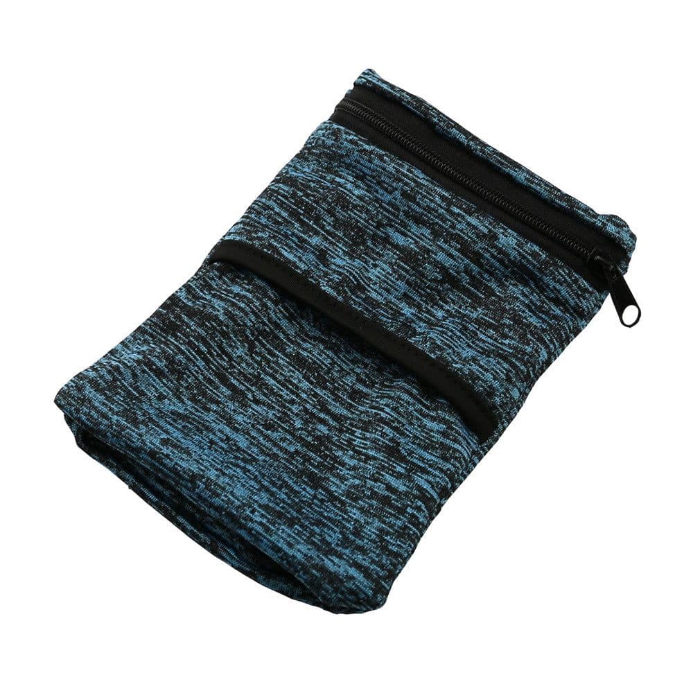 image-Mei Huichen Arm Bag - Running Sports Wrist Bag Black