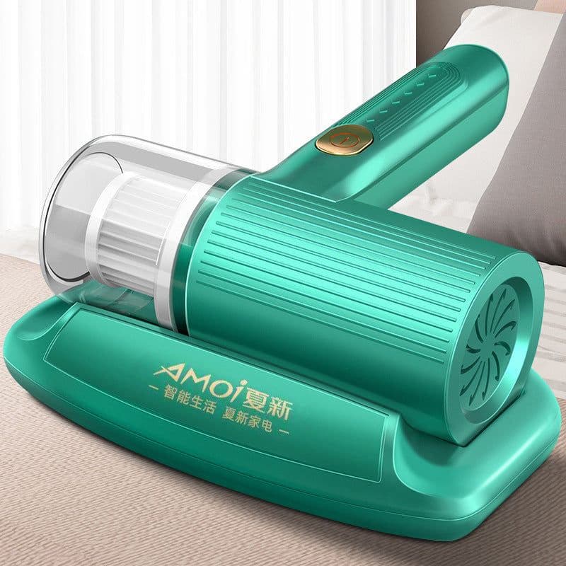 image-Handheld Portable Wireless Mite Removal Cleaner Green 46-70dB