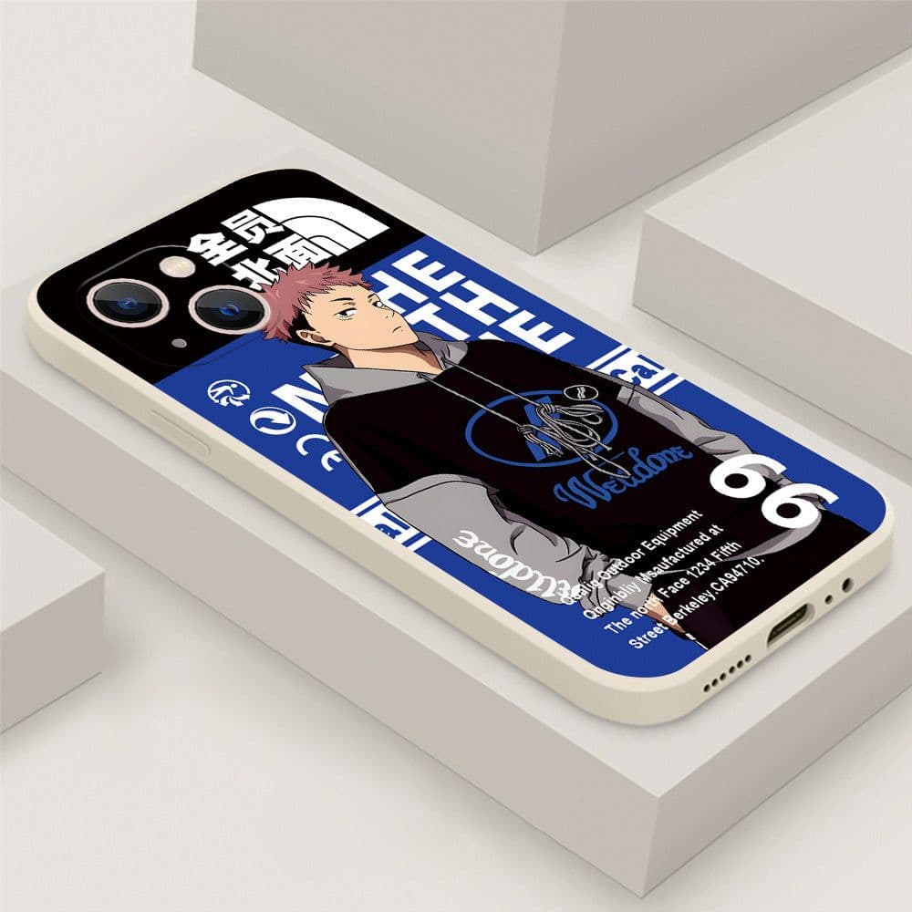 image-iPhone 14 Max TPU Cartoon Case - Anti-fall Black