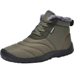 image-Snow Boots - Khaki Wedge Heel Size 46 Men's