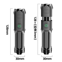 image-Strong Light Flashlight Type-C Charging COB Work Light