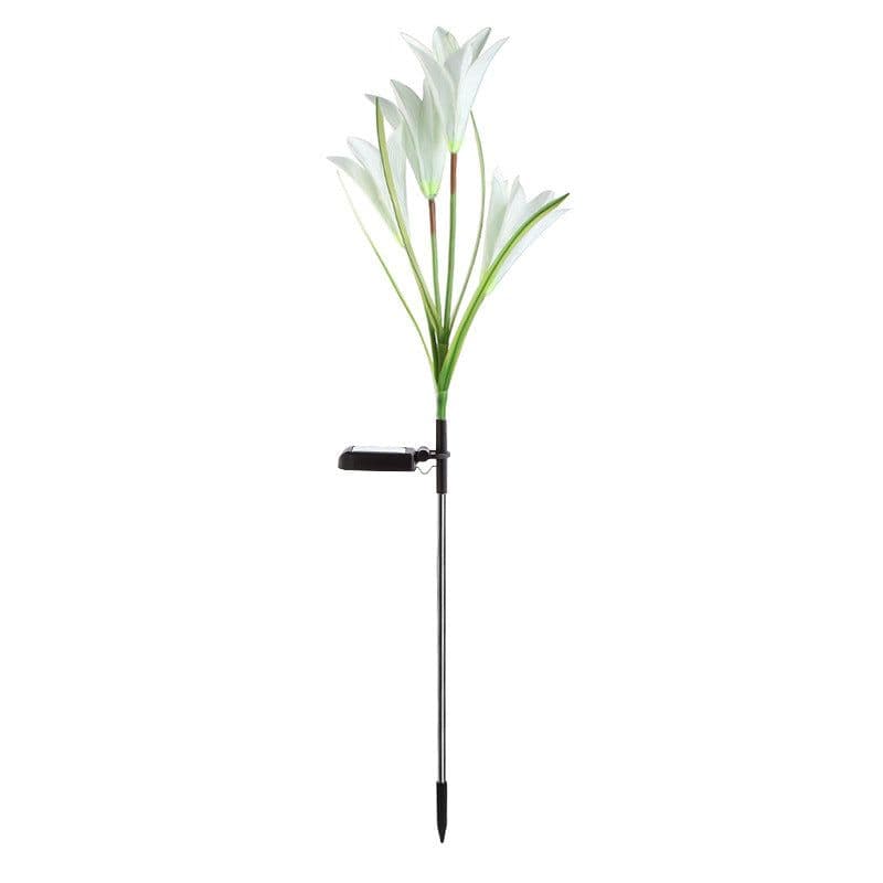 image-Outdoor Solar Lily Light LED Waterproof Garden Lawn Decor - IP65