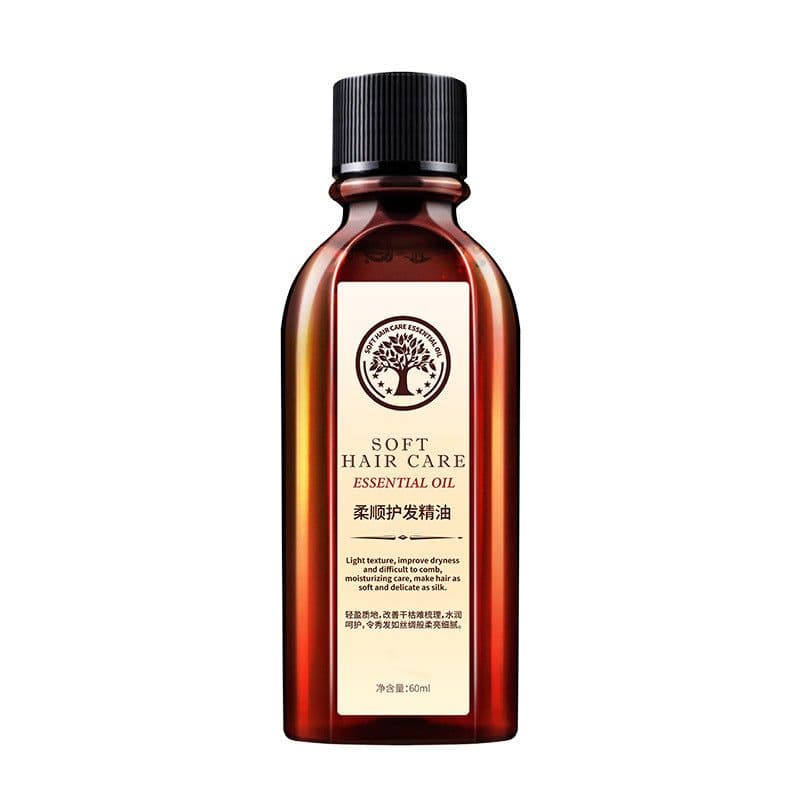 image-Moroccan Hair Care Essential Oil 60ml - No-Wash Oil for Frizzy, Curly Hair