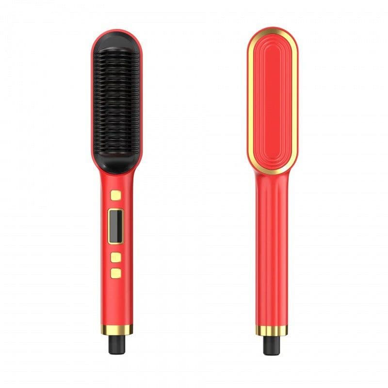 image-Hair Straightener Curler - Dual Use Ionic Black