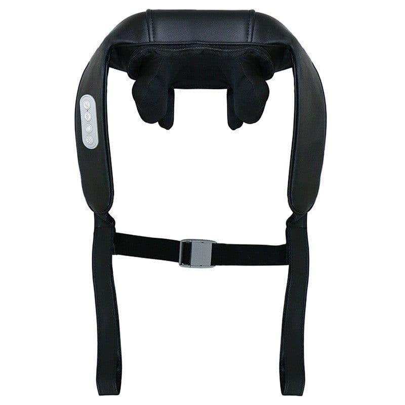 image-Rechargeable Trapezius Massager - Infrared PU Hot Compress - 6 Heads - Milk White