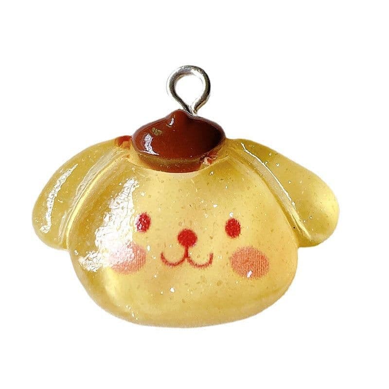 image-diy resin accessories cartoon pendant cute bunny puppy pendant cream glue mobile phone shell hair accessories material
