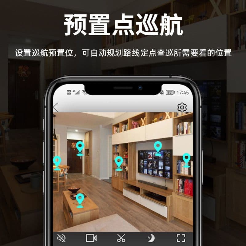 image-Mai Tai 360 Surveillance WiFi Smart Camera - 8 Lens IP67 Waterproof