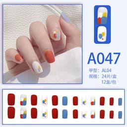 image-Internet celebrity new fake nails wearable nails finished nail patches nail art patches removable nail patches nail art accessories
