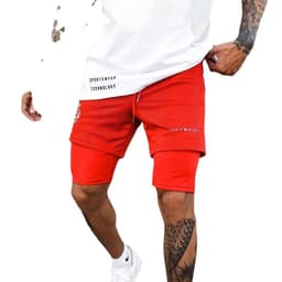 image-Muscle Aesthetics Men's Basketball Shorts - Black Slim Fit