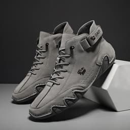 image-Explosive Didi Ram men's shoes high-top cotton shoes men's casual shoes winter plus velvet thickened shoes Martin boots men's models