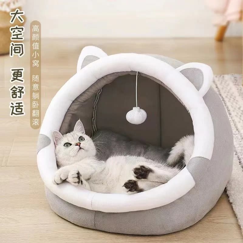 image-Suitable for cats and dogs for four seasons cat Jiji cat litter cat house kennel summer cat villa semi-enclosed cat litter factory