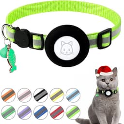 image-Sheng Hongjia Apple Airtag Protective Case Light Green Pet Collar