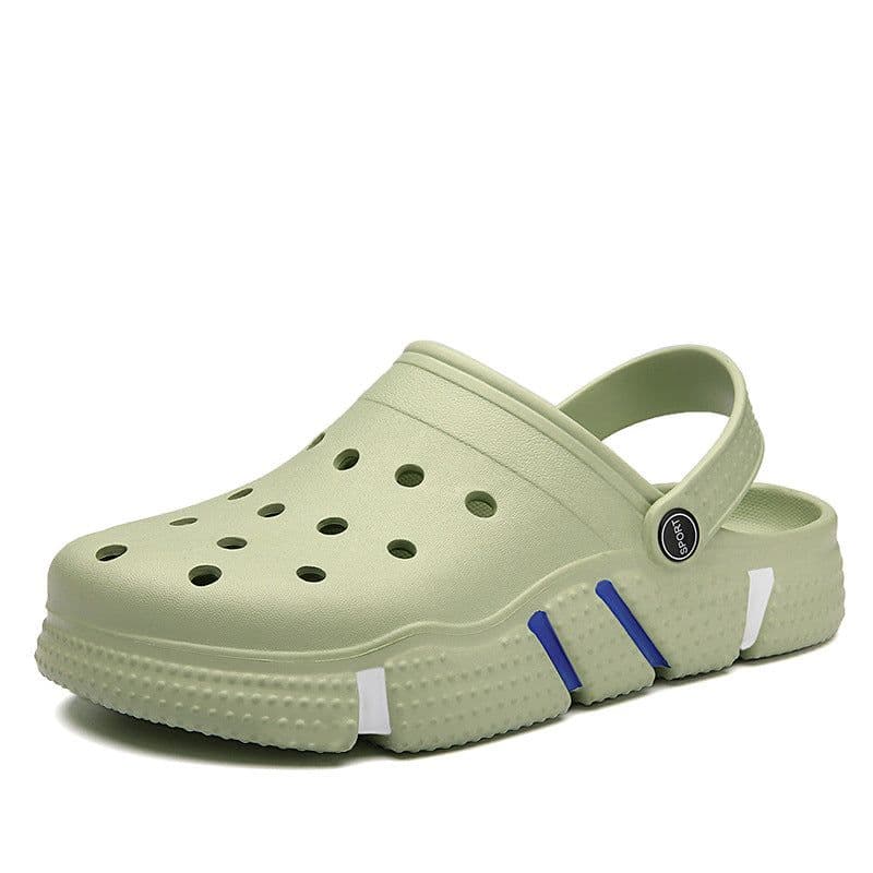 image-Xindixin Hole Shoes Men Sandals Purple 46